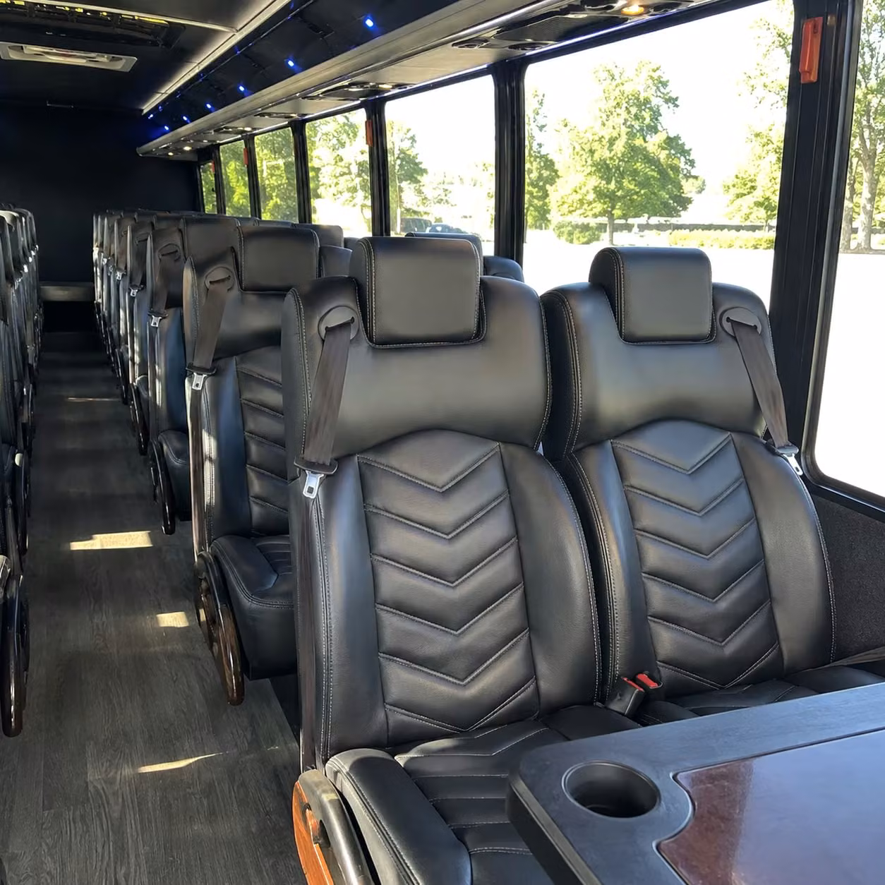 30 passenger minibus inside