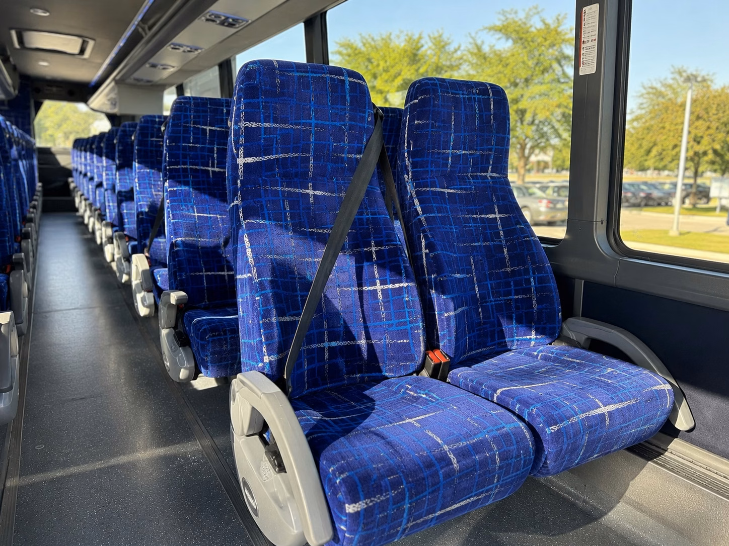 independence 56 passenger charter bus rental