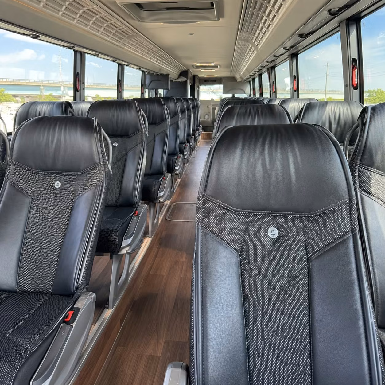 independence charter bus interior