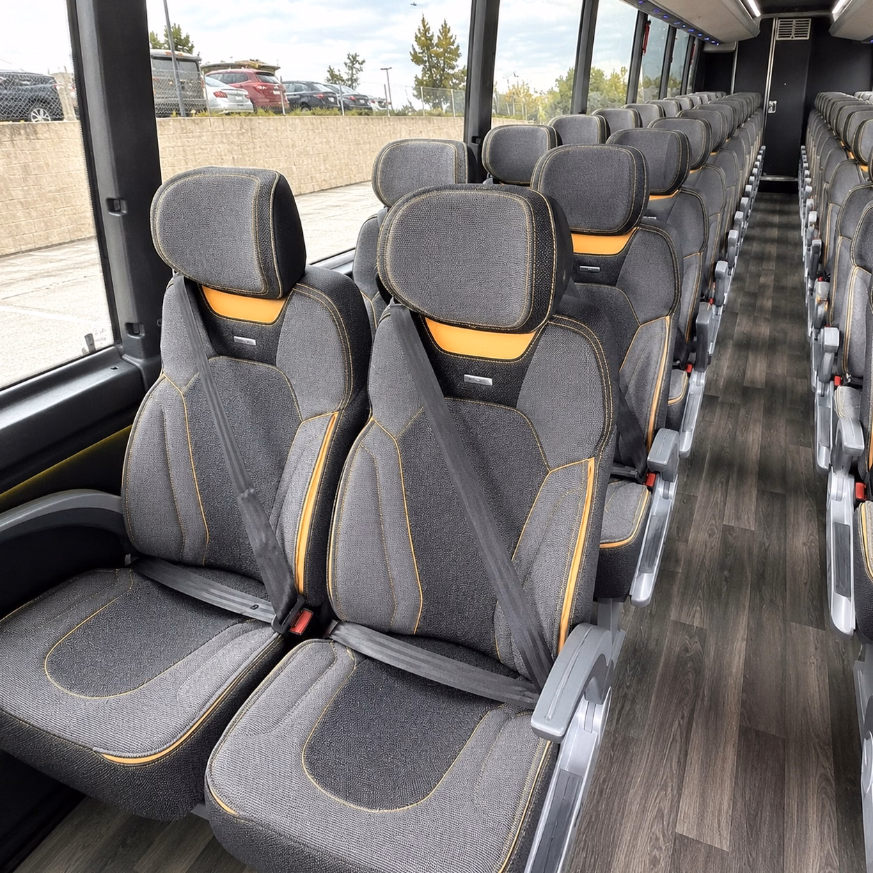 independence charter bus rental inside