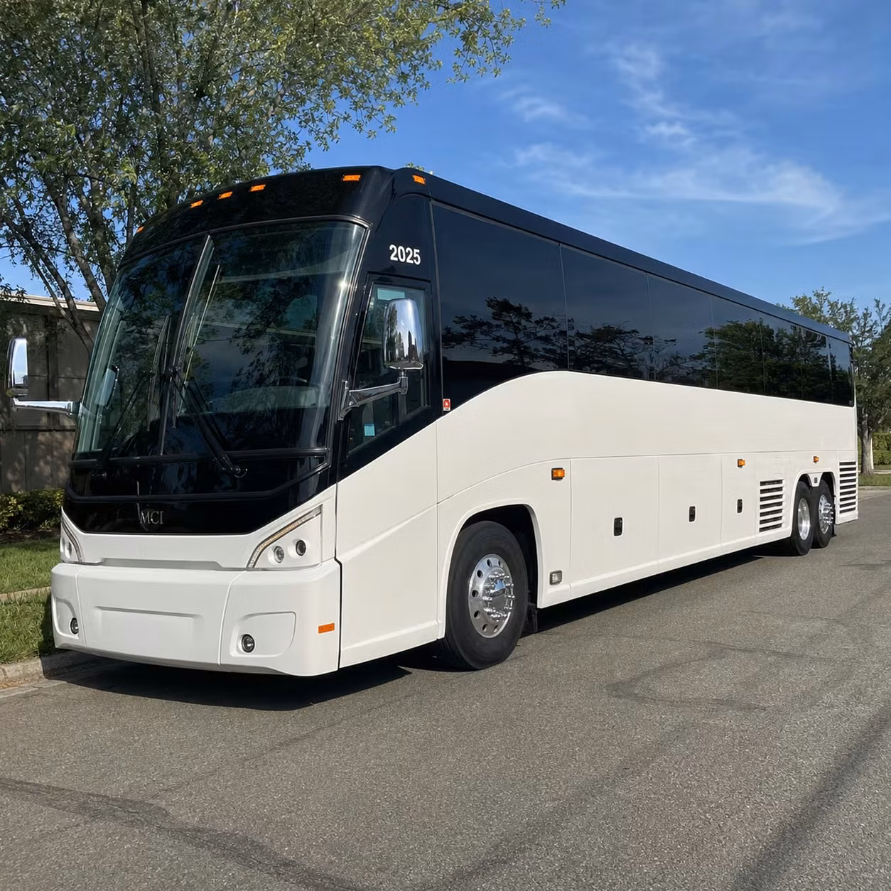 need a long distance bus for a church school or senior group departing independence