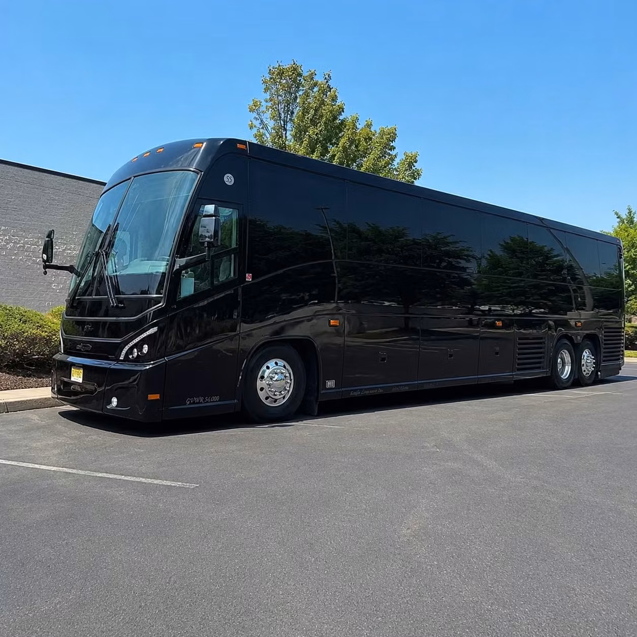 planning a multi venue wedding day in independence a charter bus keeps everyone together
